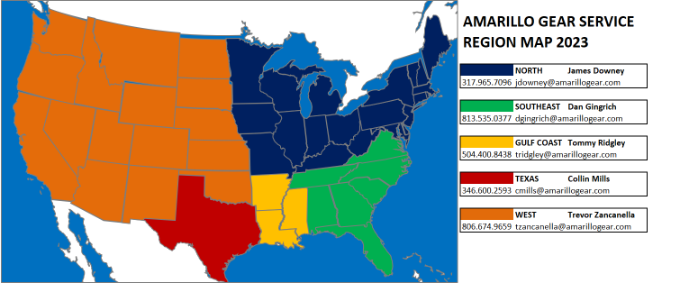 North American Sales Regions